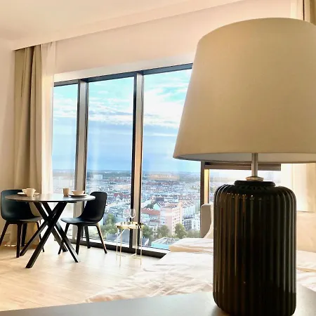 Luksusowy Z Widokiem, Basenem I Sauna Hanza Tower Apartment *