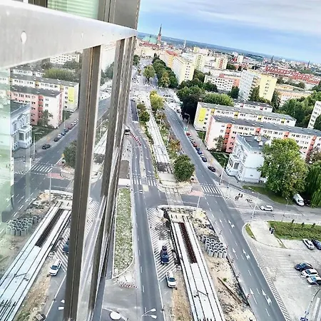 Apartmán Luksusowy Z Widokiem, Basenem I Sauna Hanza Tower *