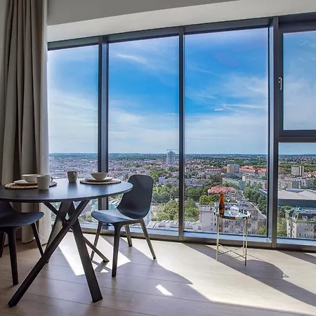 Luksusowy Z Widokiem, Basenem I Sauna Hanza Tower Apartmán Štetín