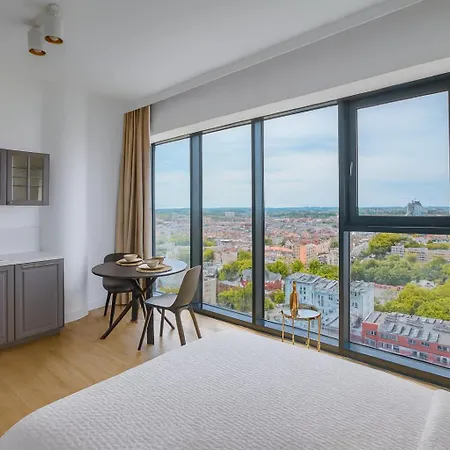 Apartment Luksusowy Z Widokiem, Basenem I Sauna Hanza Tower Szczecin
