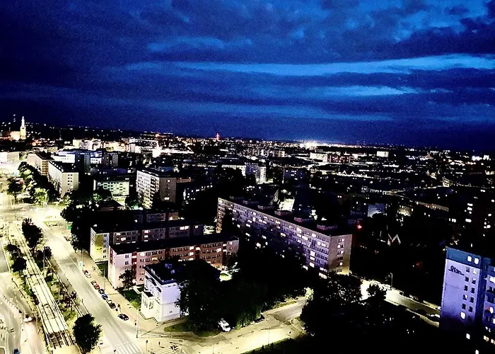 Luksusowy Z Widokiem, Basenem I Sauna Hanza Tower شتشيتسين