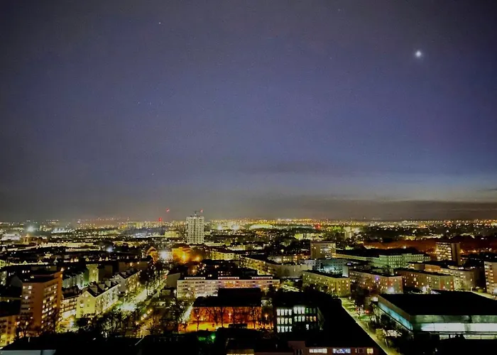 Daire Luksusowy Z Widokiem, Basenem I Sauna Hanza Tower *